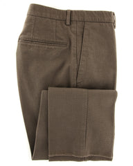 Incotex Brown Solid Pants - Slim - 30/46 - (B9)