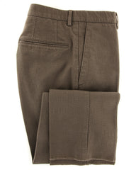 Incotex Brown Solid Pants - Slim - (B9) - Parent