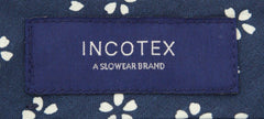 Incotex Navy Blue Solid Pants - Slim - (CB) - Parent