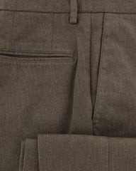 Incotex Caramel Brown Melange Pants - Slim - (IN1116175) - Parent