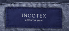Incotex Blue Solid Cotton Blend Pants - Slim - (2E) - Parent