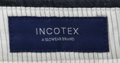 Incotex Midnight Navy Blue Solid Cotton Blend Pants - Slim - (I8) - Parent