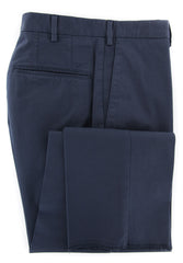 Incotex Navy Blue Solid Pants - Slim - (IN-S0W030-S6398-822) - Parent