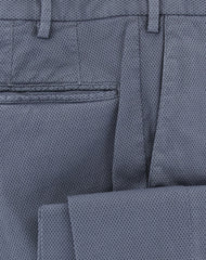 Incotex Light Blue Solid Cotton Blend Pants - Slim - (2D) - Parent