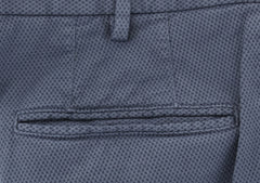 Incotex Light Blue Solid Cotton Blend Pants - Slim - (2D) - Parent