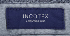 Incotex Light Blue Solid Cotton Blend Pants - Slim - (2D) - Parent