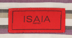 Isaia Purple Striped Cotton Shirt - Slim - (JU) - Parent