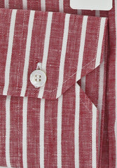 Fray White and Red Shirt Medium