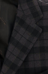 Kiton Brown Cashmere Plaid Sportcoat - 40/50 - (CASHBRNPLD)