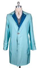 Kiton Blue Reversible Raincoat - (COATX11) - Parent