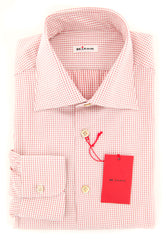 Kiton Red Foulard Shirt - Slim - (KTH489104CREDMR1FCY) - Parent
