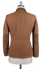 Kiton Brown Cotton Solid Jacket - (JKTCOBLUSLDX13) - Parent