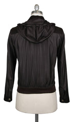 Kiton Brown Silk Solid Windbreaker - (JKTSEBRNX3) - Parent