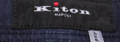 Kiton Navy Blue Solid Jeans - Slim - (991) - Parent