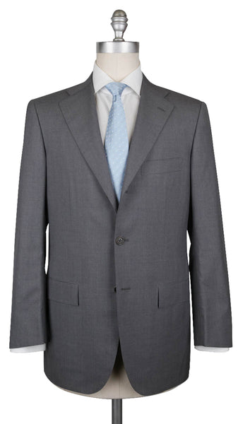 Kiton Gray Wool Melange Suit - (337) - Parent