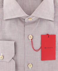 Kiton Red Micro-Striped Shirt - Slim - (KT-UCC-H05153-06FA) - Parent