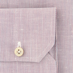 Kiton Red Micro-Striped Shirt - Slim - (KT-UCC-H05153-06FA) - Parent