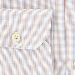 Kiton Light Blue Micro-Check Shirt - Slim - (KT-H056206FAA1) - Parent
