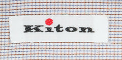 Kiton Light Blue Micro-Check Shirt - Slim - (KT-H056206FAA1) - Parent