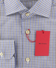 Kiton Brown Houndstooth Shirt - Slim - (KTUCC0566708) - Parent