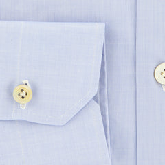 Kiton Light Blue Melange Shirt - Slim - (UCCH57563FAA1) - Parent