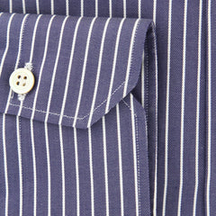 Kiton Navy Blue Striped Shirt - Slim - (KT-UCC-H05757-09FA) - Parent