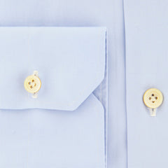 Kiton Light Blue Solid Shirt - Slim - (UCCH59563FAA1) - Parent