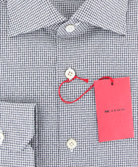 Kiton Gray Micro-Check Shirt - Slim - (KT-UCCH0602907FAA1) - Parent