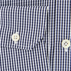 Kiton Black Micro-Check Shirt - Slim - (UCCH67817FAA1) - Parent