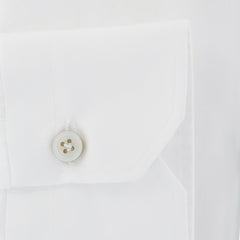 Kiton White Solid Cotton Shirt - Slim - (3L) - Parent