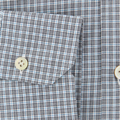 Kiton Gray Check Shirt - Slim - (KT1030171) - Parent