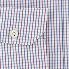 Kiton White Check Shirt - Slim - (KT1251710) - Parent