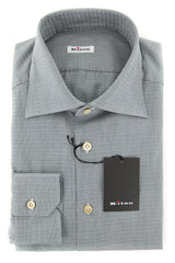 Kiton Dark Green Fancy Shirt - Slim - 15.75/40 - (KT105179)