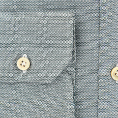 Kiton Dark Green Fancy Shirt - Slim - (KT105179) - Parent