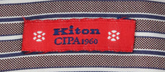 Kiton Brown Striped Shirt - Slim - (KT12121711) - Parent