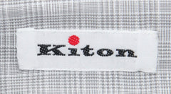 Kiton Gray Plaid Shirt - Extra Slim - (KTUCMH504714MBA1) - Parent