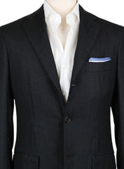 Kiton Black Cashmere Solid Sportcoat - (201803053) - Parent