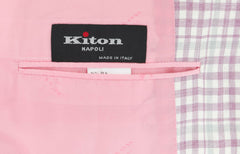 Kiton Lavender Purple Cashmere Blend Plaid Sportcoat - (595) - Parent