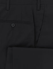Kiton Black Solid Super 150's Pants - Slim - (UM) - Parent