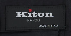 Kiton Black Solid Super 150's Pants - Slim - (UM) - Parent