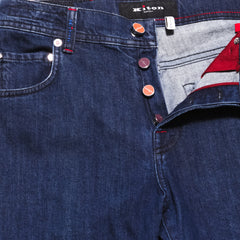 Kiton Denim Blue Solid Jeans - Slim - (995) - Parent