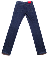 Kiton Denim Blue Solid Jeans - Slim - (997) - Parent