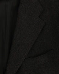 Kiton Brown Wool Blend Herringbone Coat - (US0311D4301) - Parent
