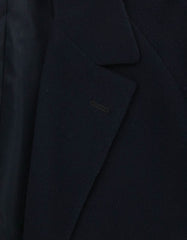 Kiton Navy Blue Cashmere Solid Coat -  42/52 - (US191114016)