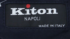 Kiton Midnight Navy Blue Cashmere Coat - (KTMUW98163I0425) - Parent