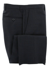 New Borrelli Charcoal Gray Wool Window Pane Suit - (201803124) - Parent