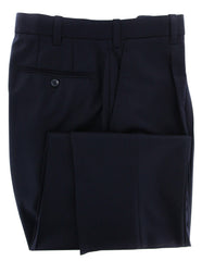 Luigi Borrelli Midnight Navy Blue Wool Solid Suit - (201803121) - Parent