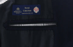 Luigi Borrelli Midnight Navy Blue Wool Solid Suit - (201803121) - Parent