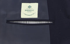Luigi Borrelli Dark Navy Blue Wool Solid Suit - (LB117174) - Parent