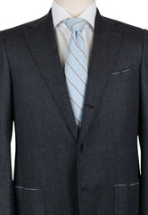 Borrelli Charcoal Gray Wool Solid Suit - (2018030813) - Parent